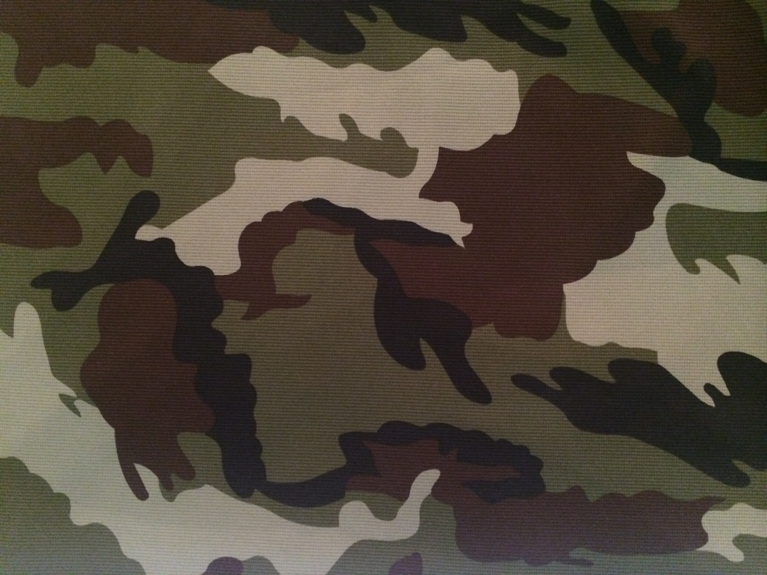 Waffle Polyester Camouflage Fabric with Compound