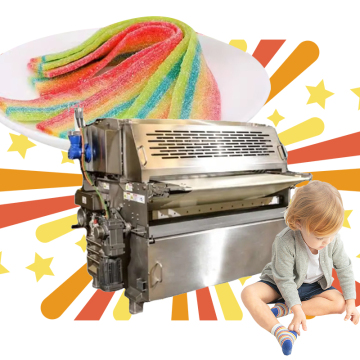 Sour Gummy Belt Candy Extruder Machine - Licorice Candy Making Equipment