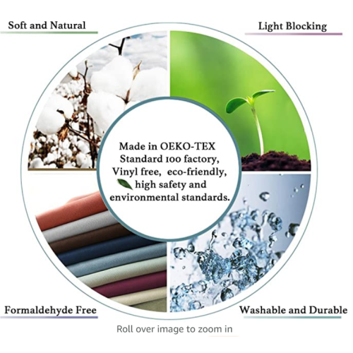 Energy Saving Kitchen Half Window Curtains