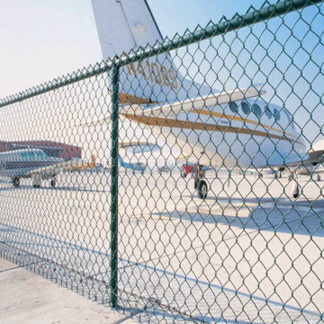 PVC Diamond Wire Mesh Fence For Railway/Highway