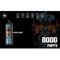 KK Năng lượng ban đầu 8000 Puffs Vape Mod dùng một lần