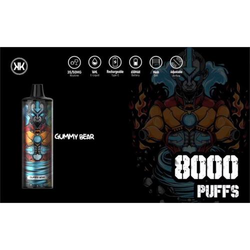 Mod original de vape desechable de KK Energy 8000 Puffs