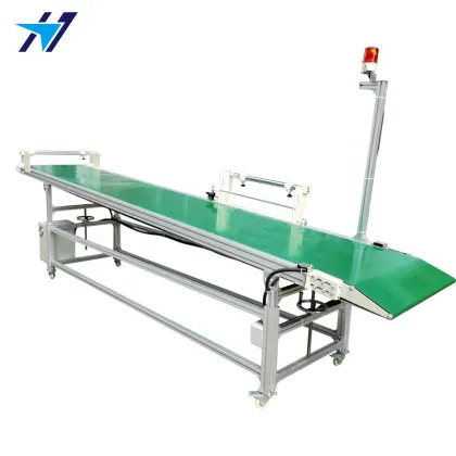 Pack climbing conveyor line