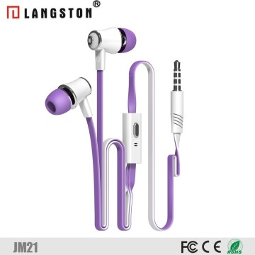 Strong color cheap earphone with Mic China factory wholesale for Apple headphone