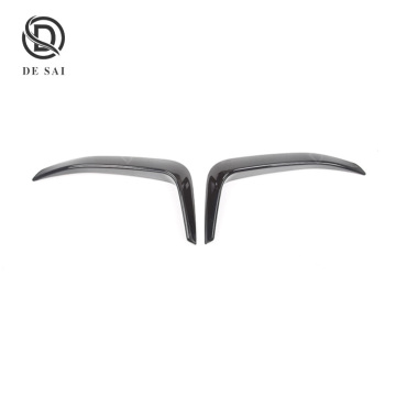 Tampa de tampa de luz de nevoeiro frontal preta brilhante para 2021-2023 Ford Mustang Mach-E EUA