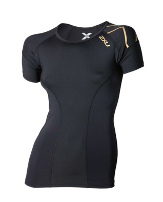 VROUWEN ELITE COMPRESSIE S/S BEMANNING TERUG NAAR BOVEN