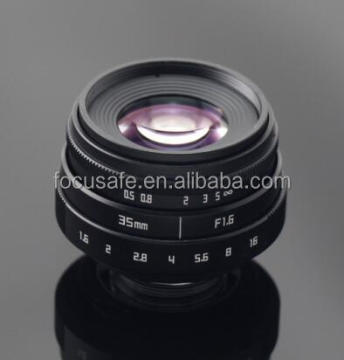 CCTV 렌즈 2021 : Fujian Factory Direct Sales F1.6 35mm 미러리스 카메라 렌즈