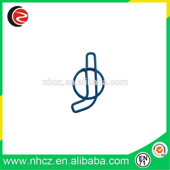 Letter J Shaped Paper Clips wire paper clips