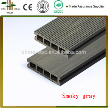 Hollow wpc crack-resistant flooring engineered floor new colorful smoky gray decking