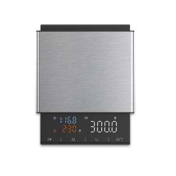 Scala del caffè timer 0,1G in acciaio inossidabile con display a LED colorato