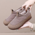 Mother round toe cotton shoes