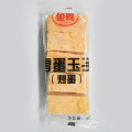 Omelete espessa japonesa de bolo de ovo retangular