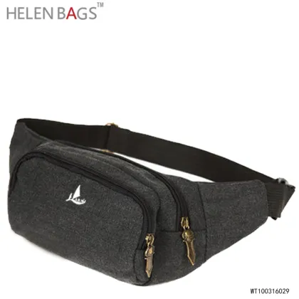 Canvas sports waist bag marathon custom waist bag