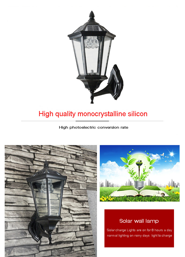 solar wall lamp
