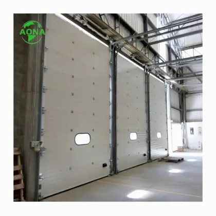 Fireproof Industrial Overhead Sectional Door for Warehouse Lifting
