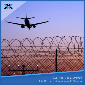 High security airport fence