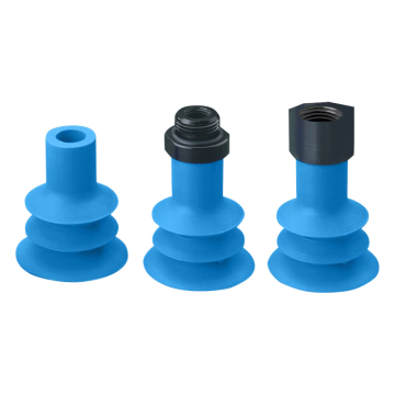 BKL30S Blue Corrugated Bellows Vacuum Suction Cup & BKL40S-18M-18F Corrugated Folding Box Machine Suction Nozzle