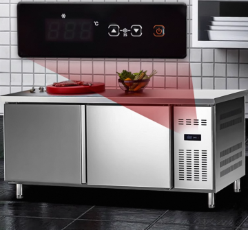 Under Counter Stainless Steel Refrigerator for Food Preparation