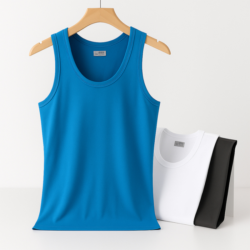 Men Fitness Shirt Summer Sleeveless Functional Shirt