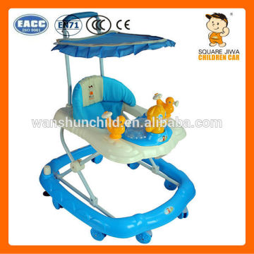 customer brand 812 baby walker can height adjustment with canopy and push sticker