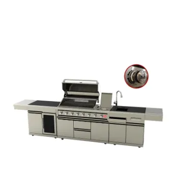 Outdoor Kitchen Barbeque Grill Gas Outdoor Kitchen