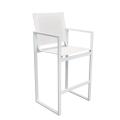 Teslin chair and aluminum table