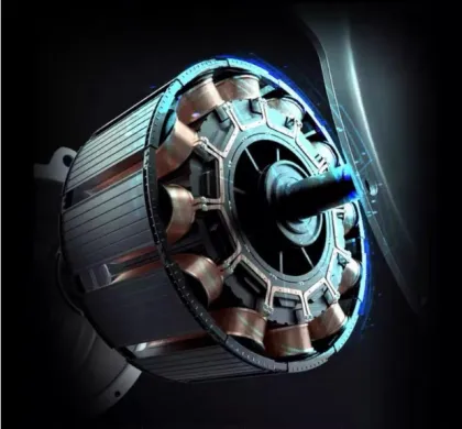 Four wheel drive hybrid electric car