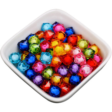 Brave Light Crystal Factory Direct Sell 8/10/12mm Acrylic Square Beads - Bulk Jewelry Making Supplies