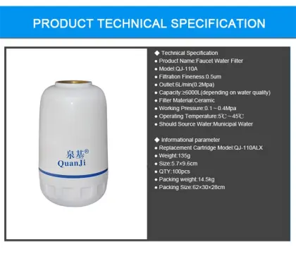 ceramic membrane filter faucet water filter factory