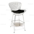 Tabouret de bar classique Harry Bertoia en acier inoxydable