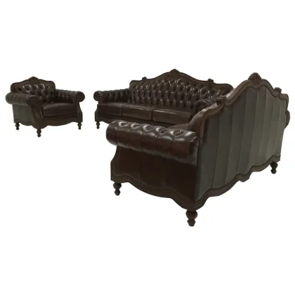American solid wood sofa
