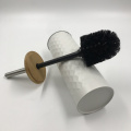 Plastic Toilet Bowl Brush/Bamboo Lid Cover