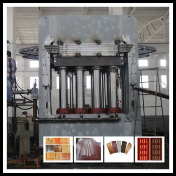 Melamine molded door skin hot press machine