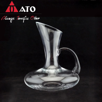 ATO Tableware Glass Red Wine Decanter with Handle
