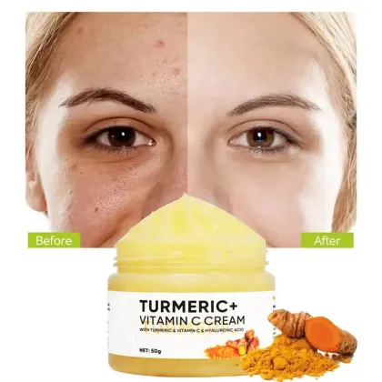 Whitening Moisturizing Facial Cream with Turmeric: Effective for Dark Spot Removal and Brightening