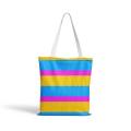 Custom Rainbow LGBT Pride Canvas Tote Bag