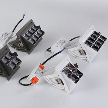 Hochleistungs-LED-Downlights: 12 W bis 60 W Cob-LED-Kühlerlichter Leuchten