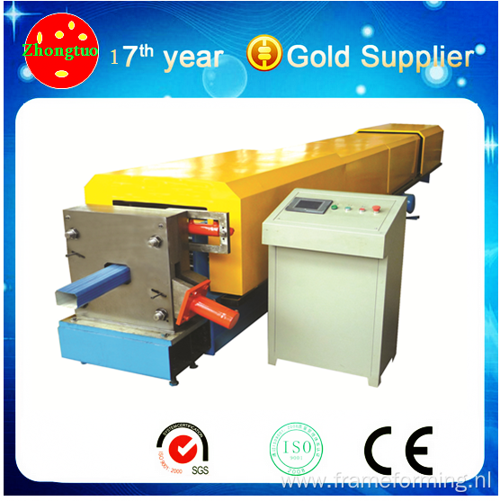 100 galvanized steel round downpipe machine / downspouts machine