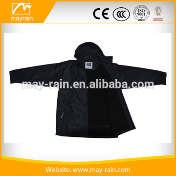 black waterproof mens outdoor jacket trench coat