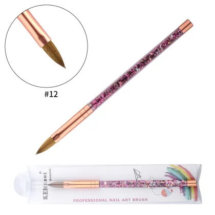 Gel Nail Art Pink Kolinsky Brush