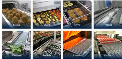 Flat flex food wire belt