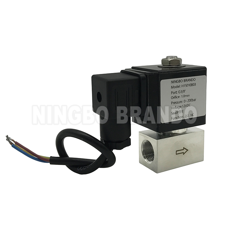 High Pressure Solenoid Valve 200 bar