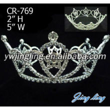 Rhinestone Full Round Beauty Queen Pageant Crown