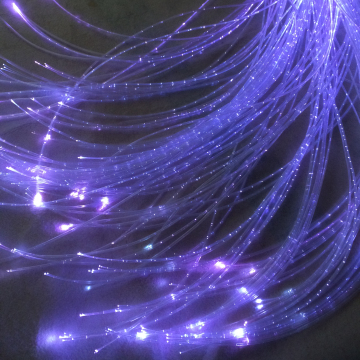PVC Multi-String Side Emitting Fiber Optic Cable Lighting for Decoration