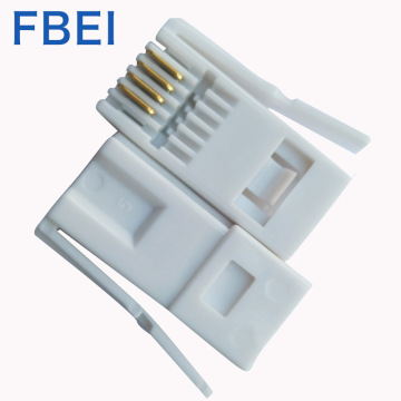 6p4c/6p6c  plug RJ11 connector
