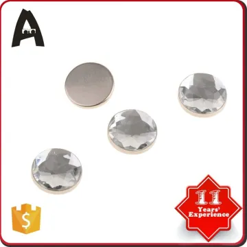High quality office twinkle beautiful transparent decorative diamond magnets 2cm
