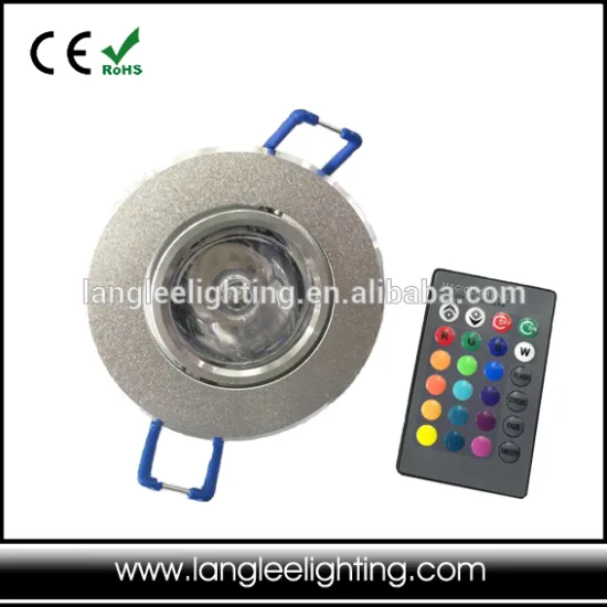 Magic Lighting Remote Control 3W Down Light RGB LED