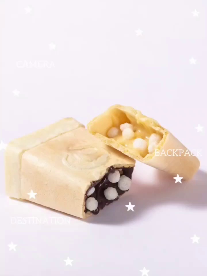 Popsicle-Shaped Filled Ice Cream Candy Biscuit and Chocolate