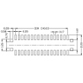 0,7 mm Pitch -Board zum Bord der Stecker