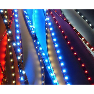 colorido 12 voltios a prueba de agua led luz de tira